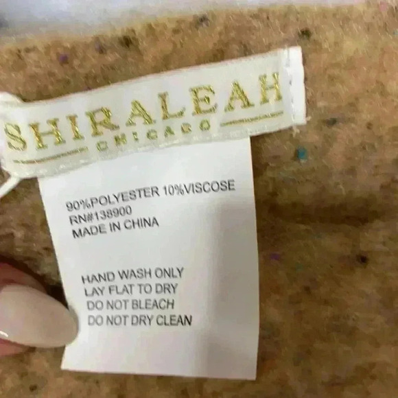 Shiraleah Chicago Speckled Rose Winter Scarf - Picture 5 of 6